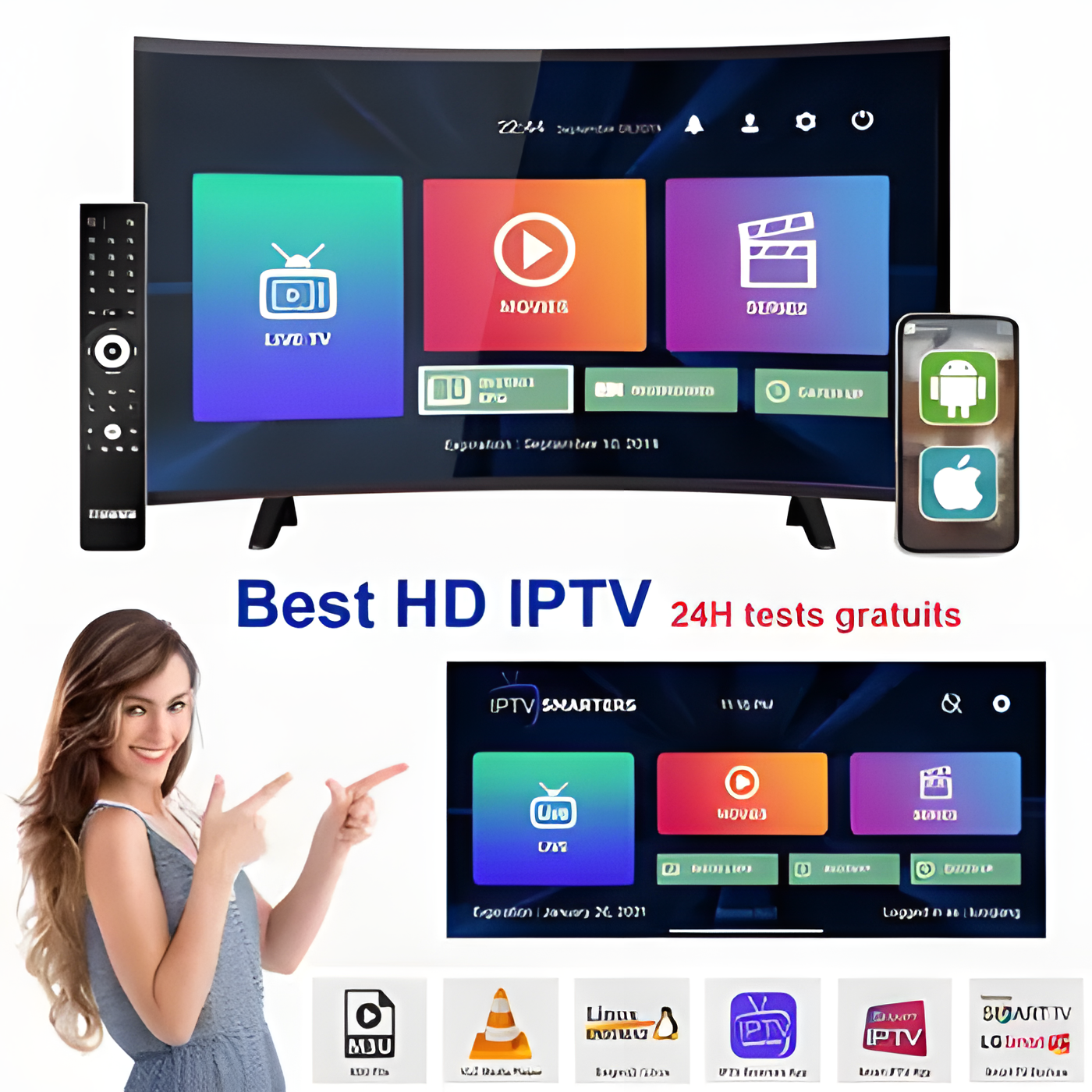 12-month IPTV subscription