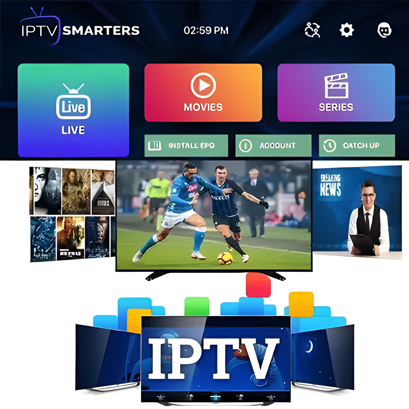 12-month IPTV subscription